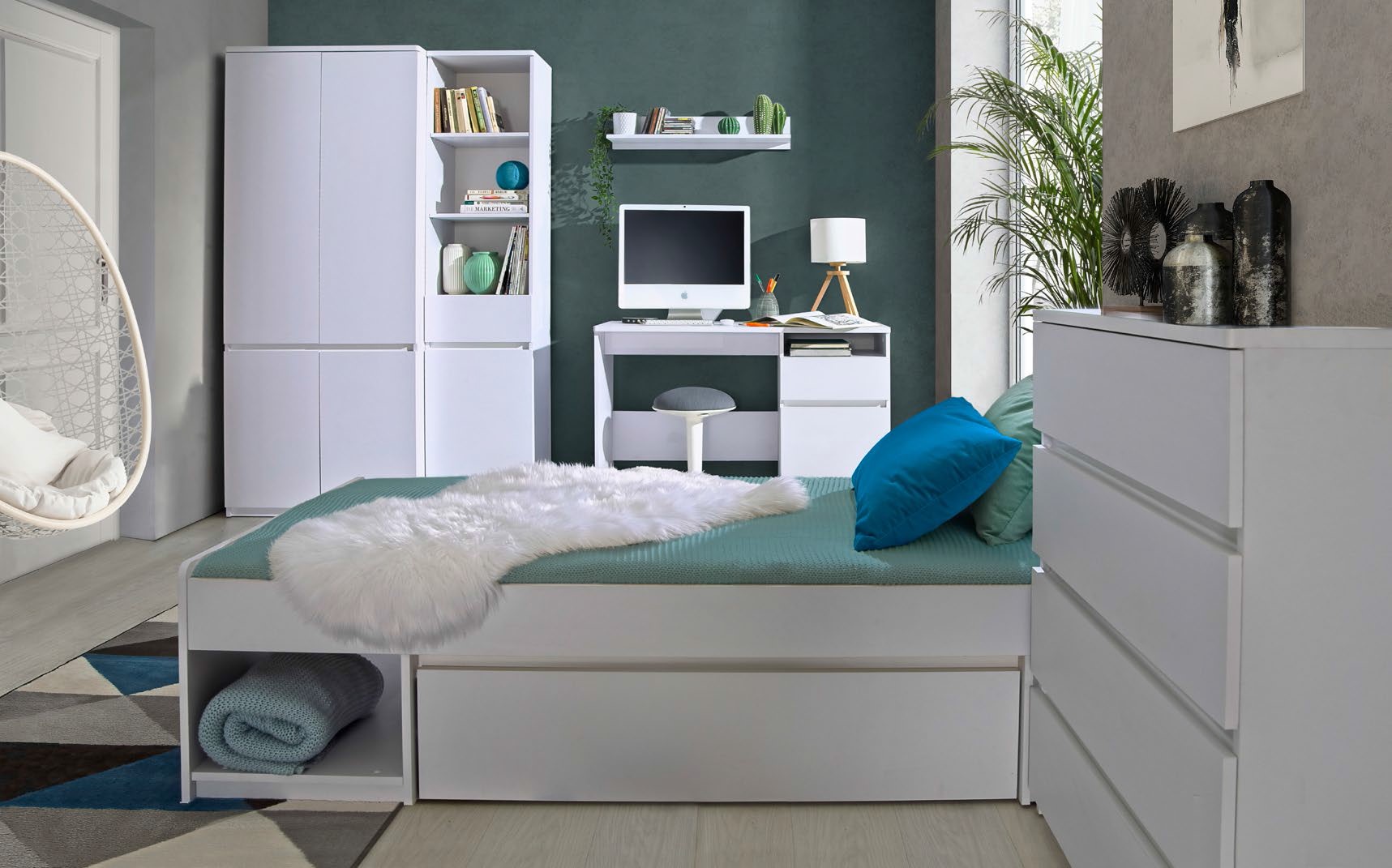 Arca b | regál AR3 | 45 cm | bílá