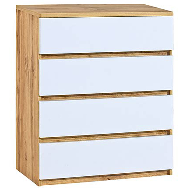 Arca w | komoda AR5 | 80 cm | dub wotan/bílá