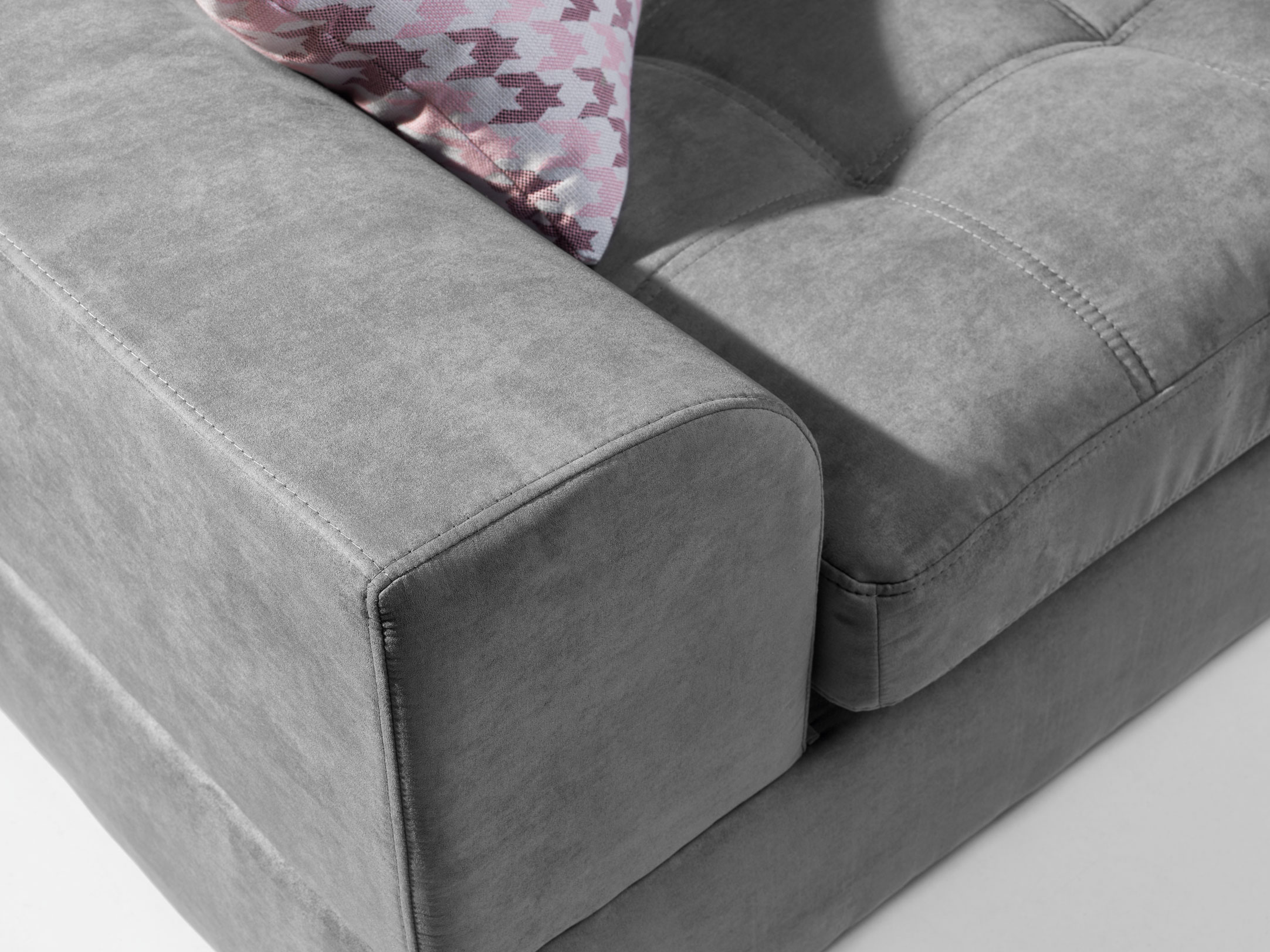 Sedací souprava Fano - 291x245 cm - nerozkládací + bez úložného prostoru - VÝBĚR TKANIN