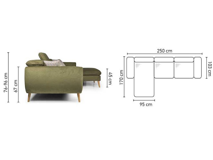 Sedací souprava Cento - VÝBĚR TKANIN