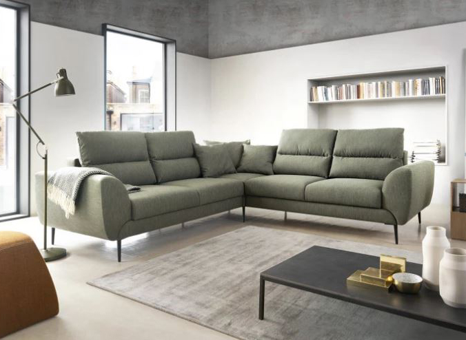 Sedací souprava QUATTRO - 265x265 - rozkládací + úložný prostor - VÝBĚR TKANIN