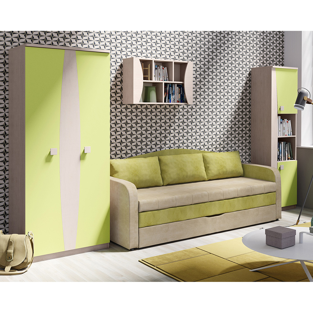 TENUS z | komoda T-06 K5SZ | santana/zelená