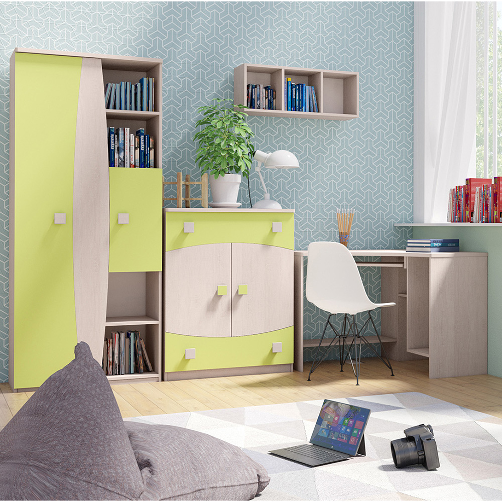 TENUS z | zásuvka pod postel T-08 | santana/zelená