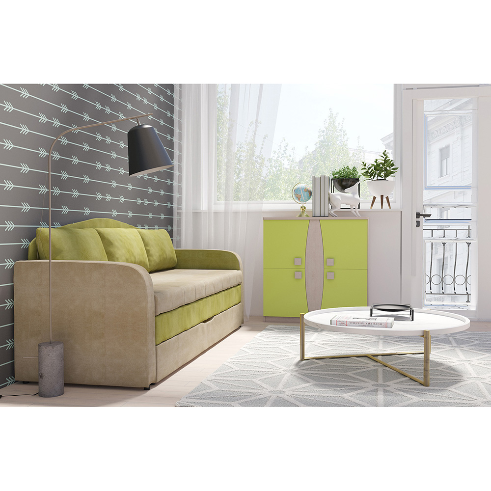 Pohovka TENUS z | ROZKLÁDACÍ | zelená