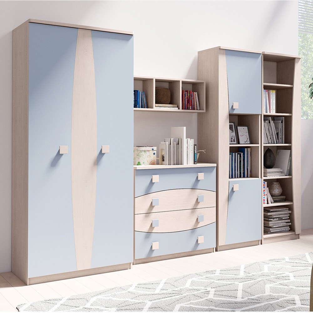 TENUS m | komoda T-04 K4D | santana/modrá