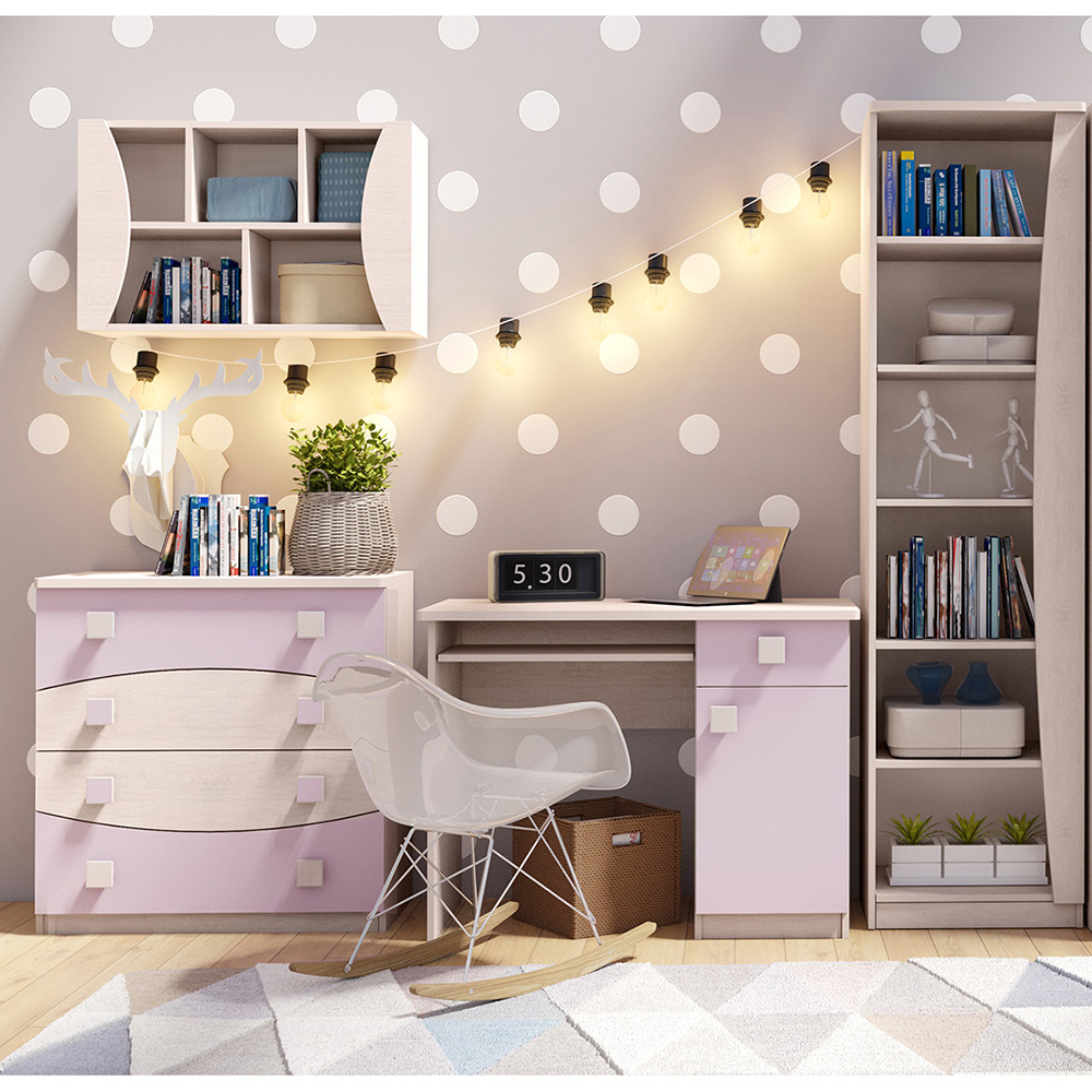 TENUS | regál T-13 R80 | santana/růžová vřes