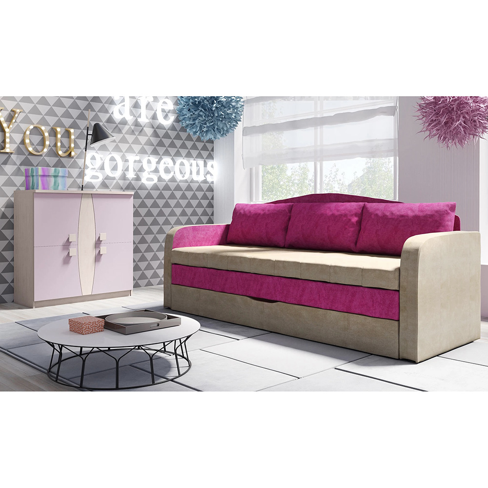 TENUS | regál T-13 R80 | santana/růžová vřes