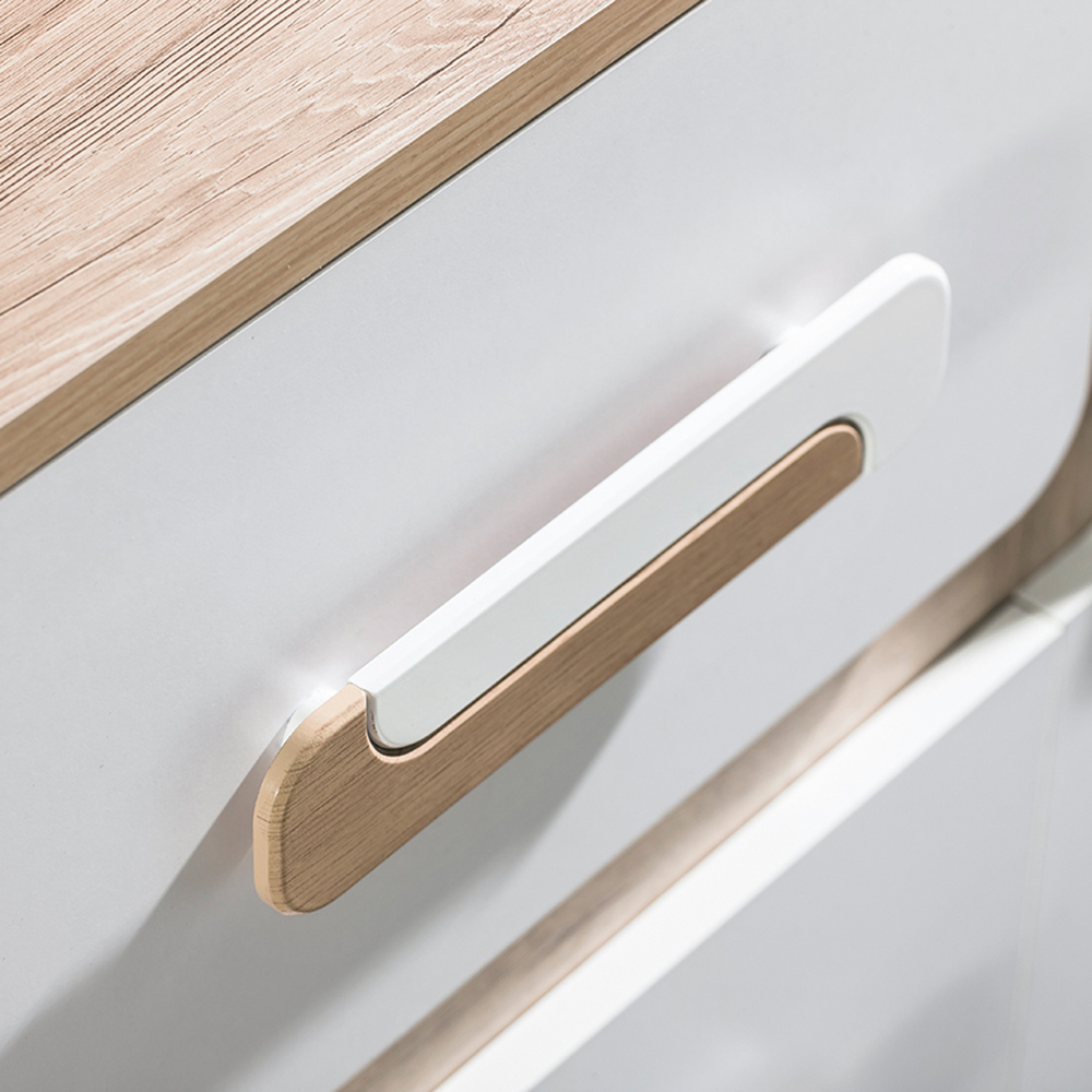 Apetito D | šatní skříň 1 | s šatní tyčí | 85 cm | dub světlý