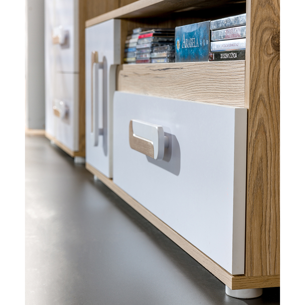 Apetito D | regál 5 | dub světlý