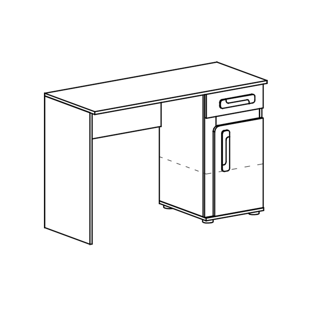 Apetito D | psací stůl 9 | dub světlý