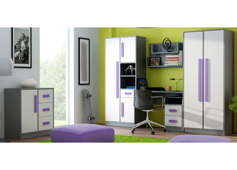 Git - šatní skříň 1 - modrá