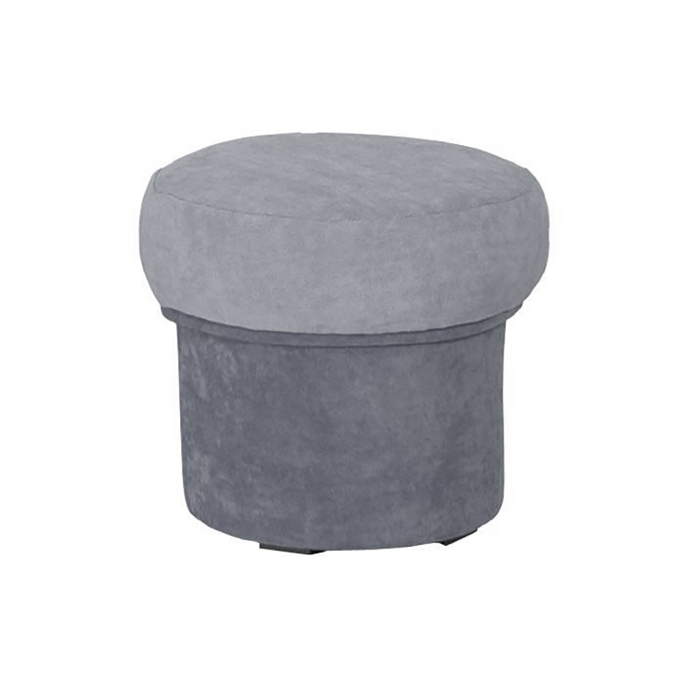 Taburet M LUCYNA | Ø 40 cm | bez úložného prostoru | VÝBĚR TKANIN