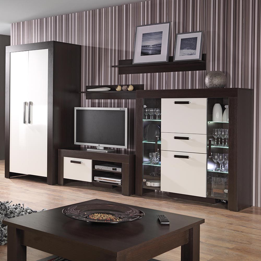 CEZAR m | TV stolek 15 | 120 cm | milano/crem