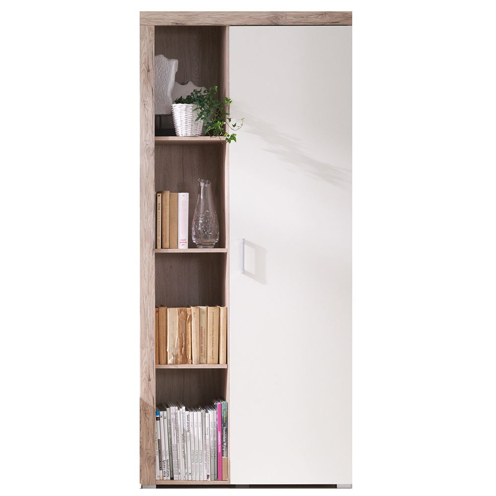 Obývací stěna se skříní SAMBA k | sestava B | 5 dílů | san marino/krémová