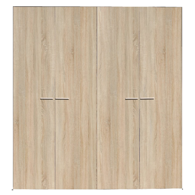 Margo - 3x police do šatní skříně 4D - dub sonoma