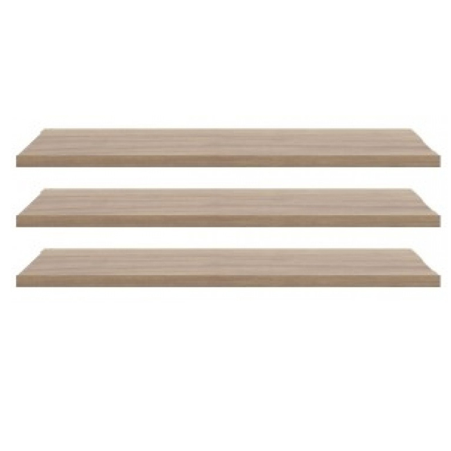 Margo - 3x police do šatní skříně 2D - dub sonoma