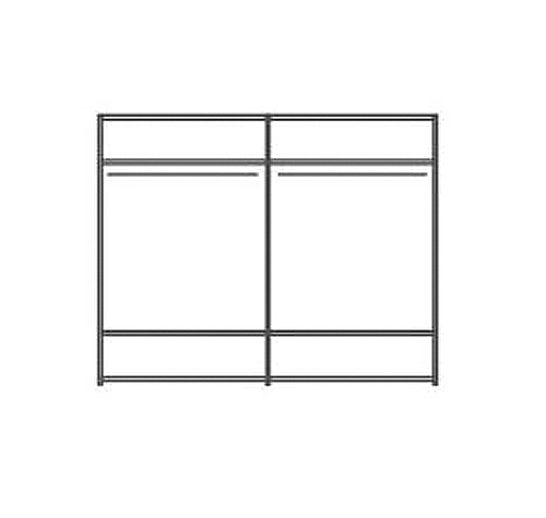 Margo - šatní skříň 2D - dub trufla