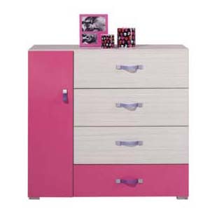 Dětský pokoj Komi D - růžová
