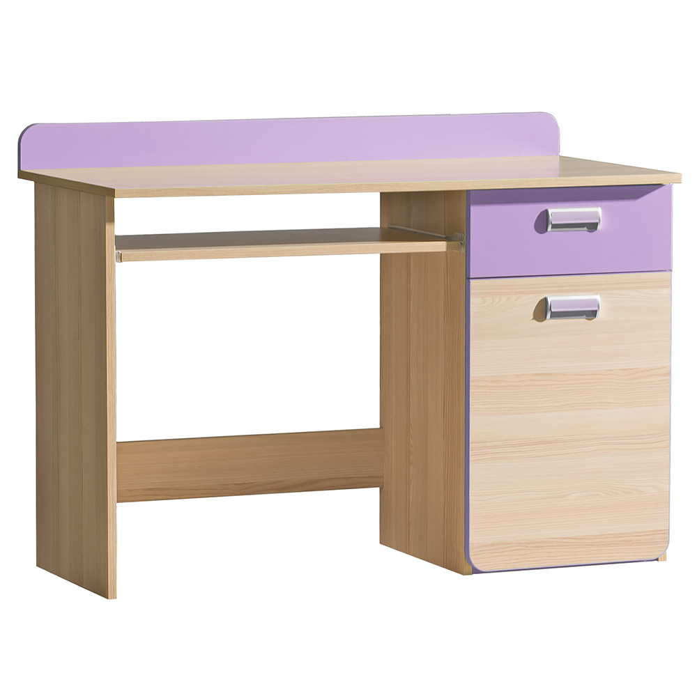 Dětský pokoj LORENTO f | sestava D | jasan coimbra/fialová