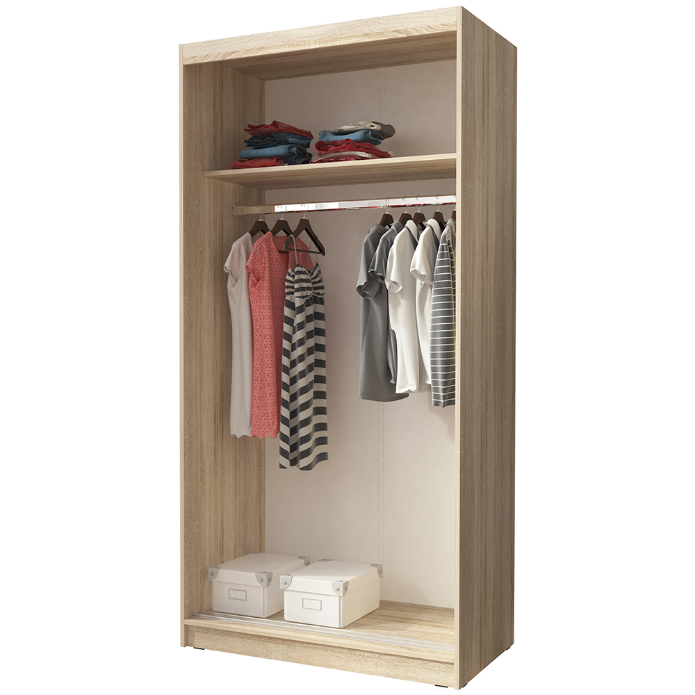 Šatní skříň ALASKA | 100 cm | sonoma | POSLEDNÍ KUS