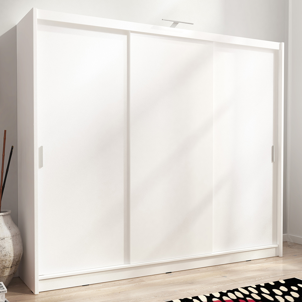 Skříň WIKI I - 250 + LED osvětlení- bílá