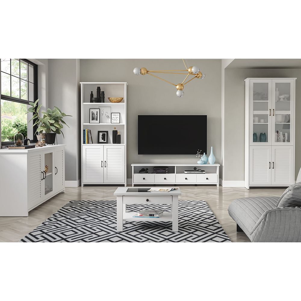 ORIENT | šatní skříň S3D | 128,5 cm | bílá