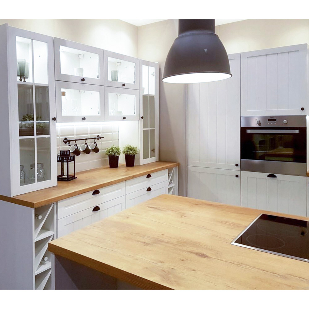 PROVENCE k | horní skříňka G80K výklopná | 80 cm | bílá/borovice andersen