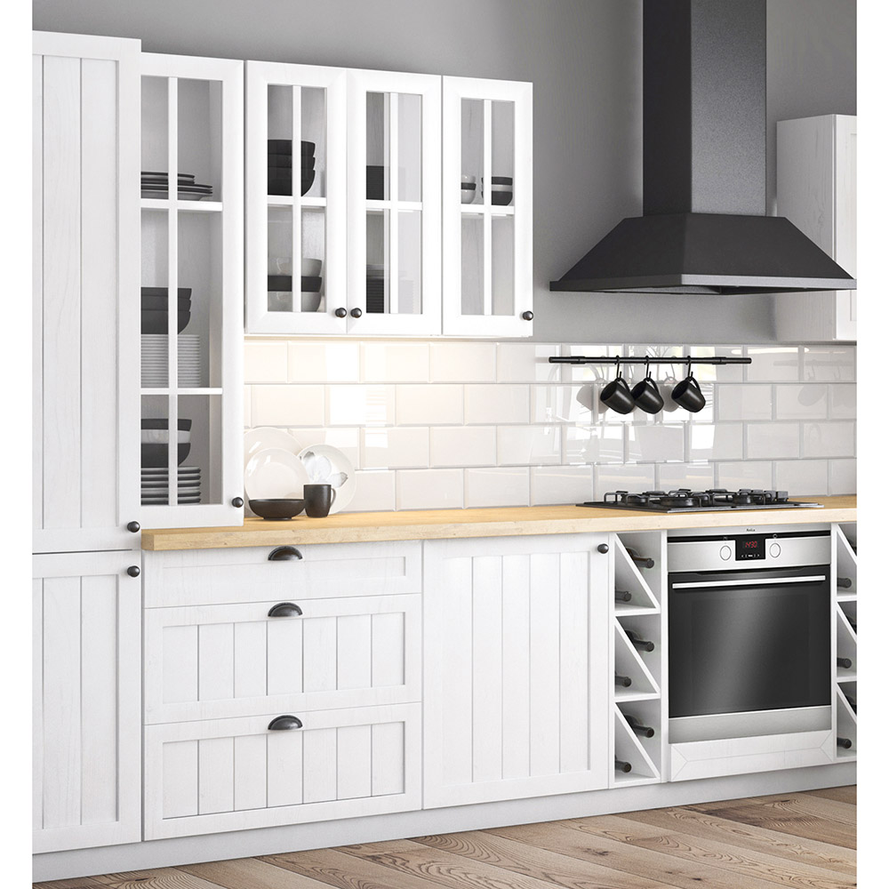 PROVENCE k | horní skříňka G60KN výklopná | 60 cm | bílá/borovice andersen