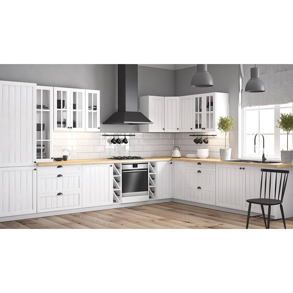 PROVENCE k | horní skříňka G60K výklopná | 60 cm | VYŠŠÍ | bílá/borovice andersen