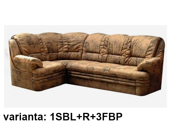 Sedací souprava Dubai L1 - VÝBĚR TKANIN - levá/pravá