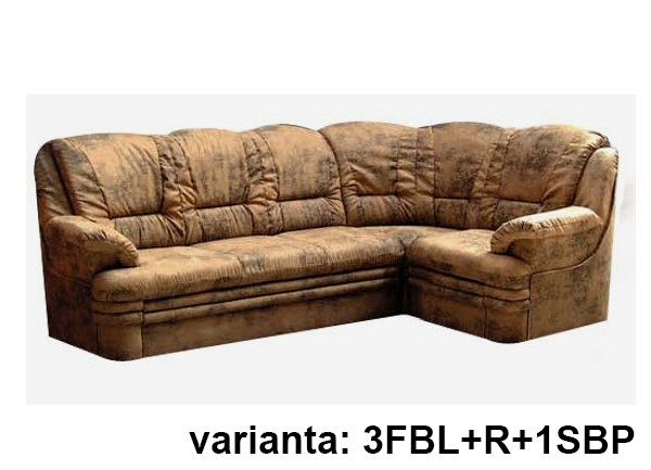 Sedací souprava Dubai L1 - VÝBĚR TKANIN - levá/pravá