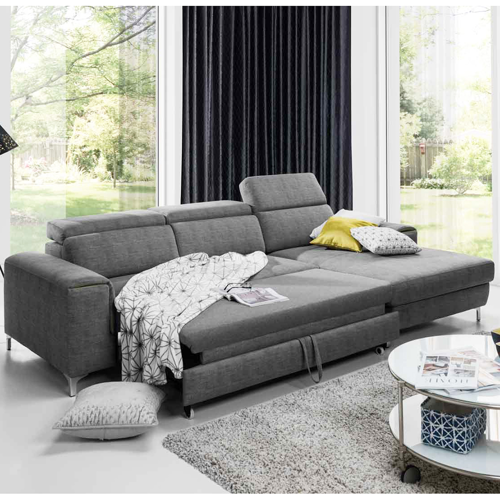 Sedací souprava GENOVA | 280x170 | rozkládací + úložný prostor | VÝBĚR TKANIN a NOŽIČEK