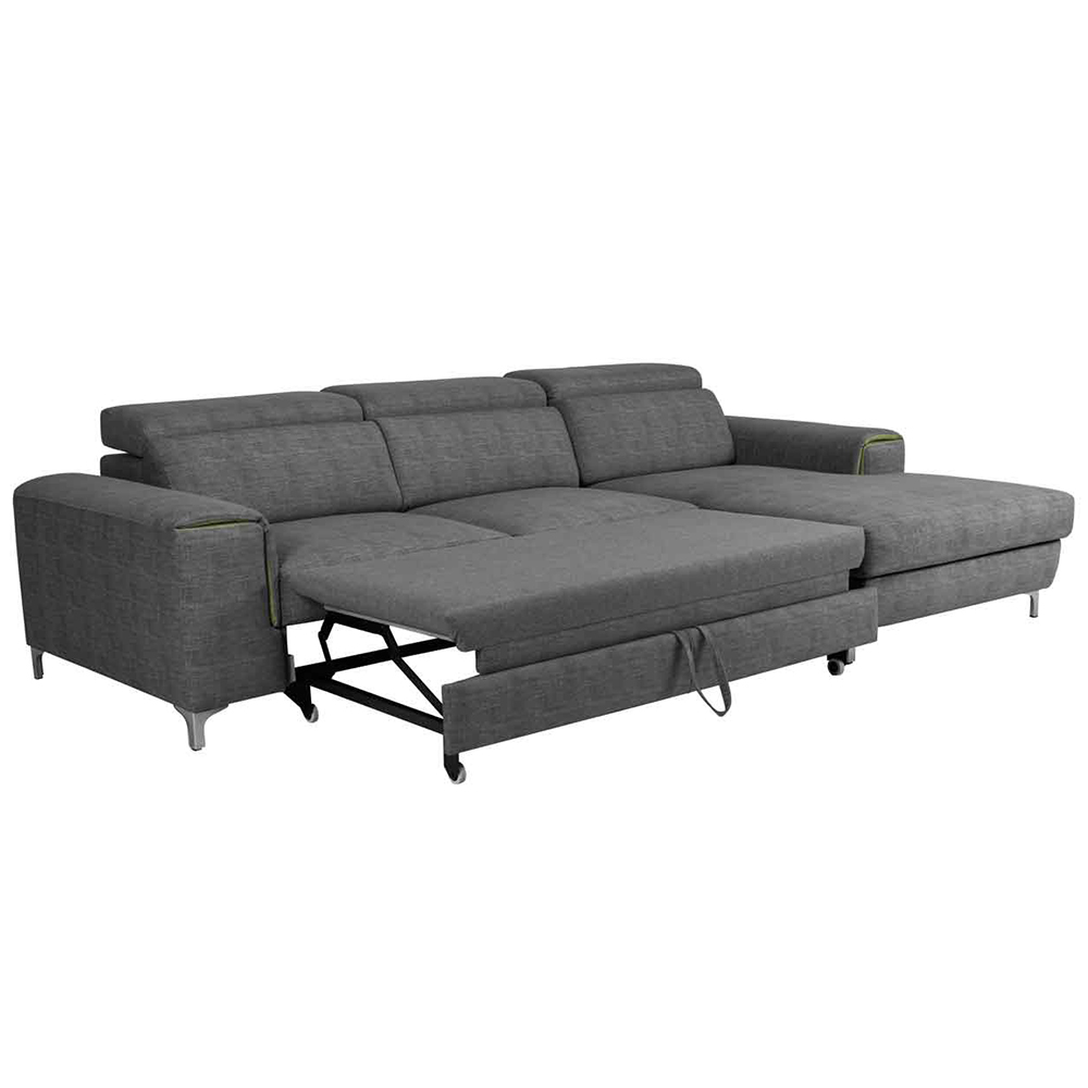 Sedací souprava GENOVA | 280x170 | rozkládací + úložný prostor | VÝBĚR TKANIN a NOŽIČEK