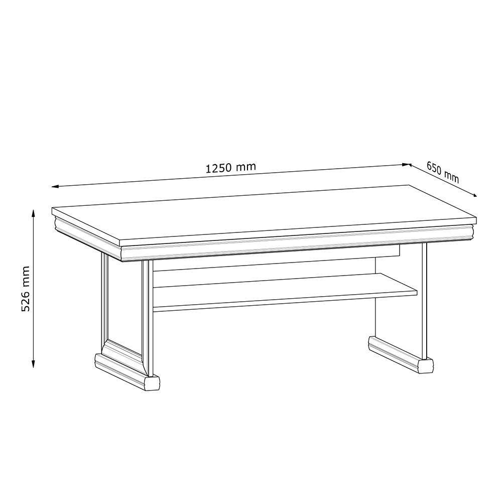 KORA a | konferenční stolek KL2 | 125x65 cm | andersen