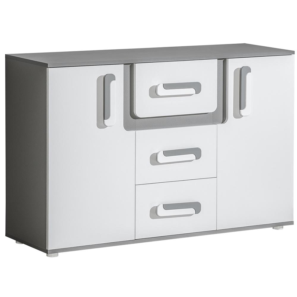 Apetito A | komoda 7 | antracit