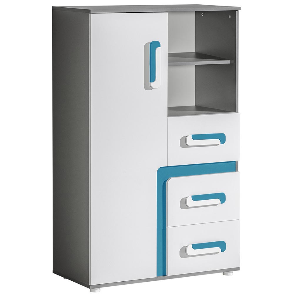 Apetito T | komoda 6 | 85 cm | tyrkys