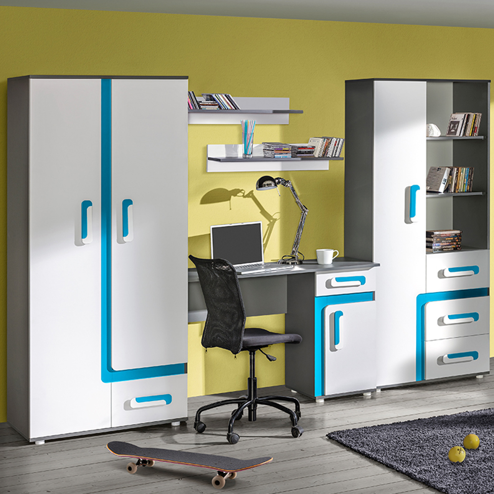 Apetito T | komoda 6 | 85 cm | tyrkys