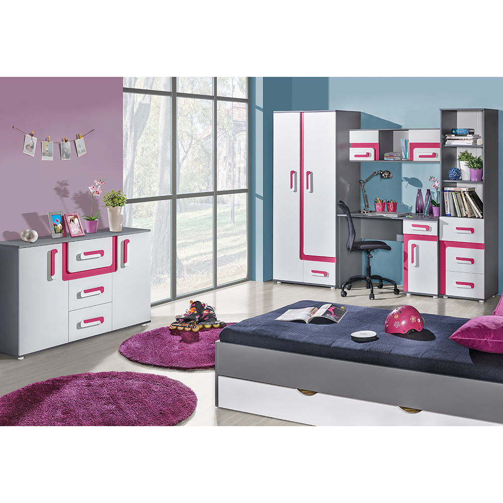 Apetito R | regál 5 | 50 cm | růžová