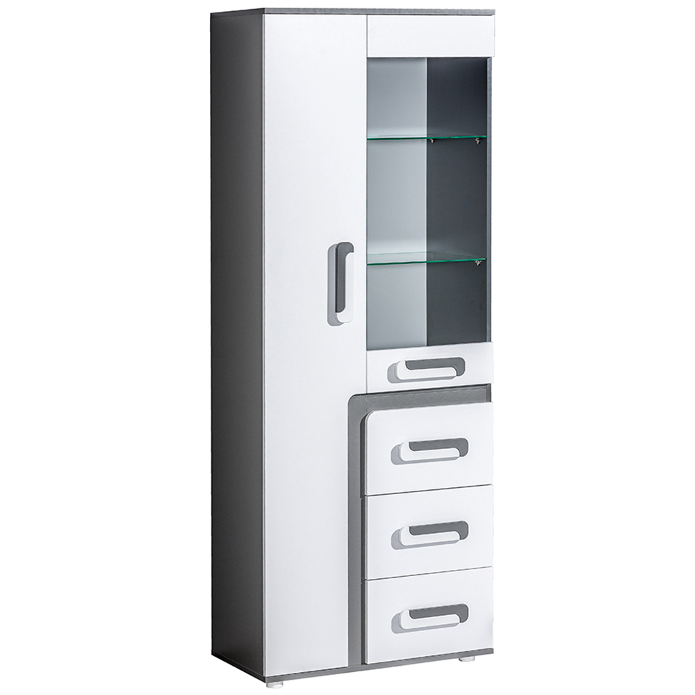 Apetito A | vitrína 15 | antracit