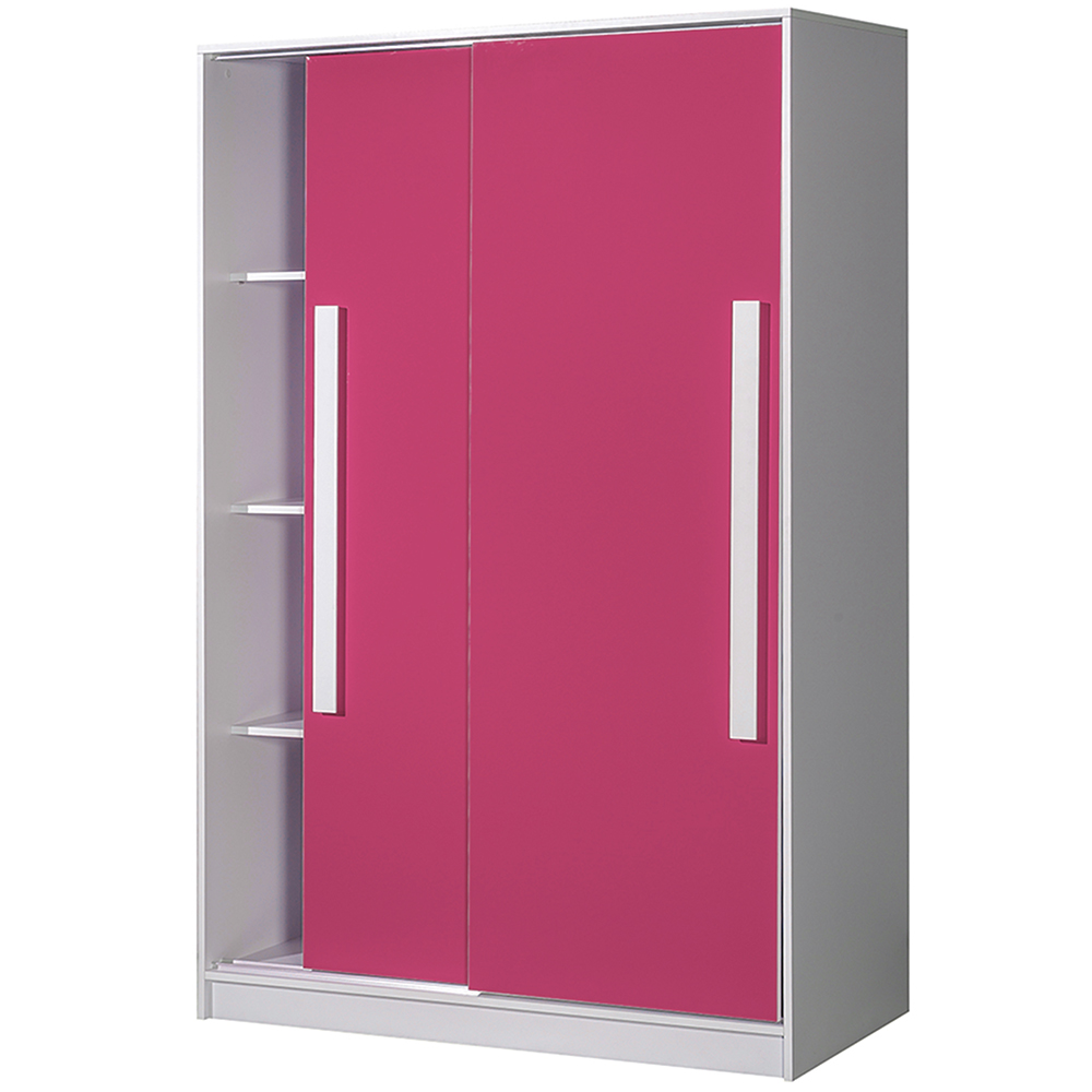Guliver r | šatní skříň 12 | růžová lesk | RŮZNÉ ÚCHYTY