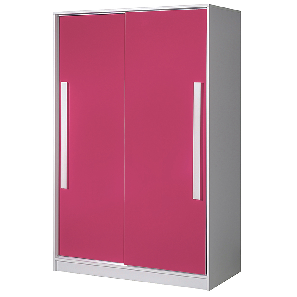 Guliver r | šatní skříň 12 | růžová lesk | RŮZNÉ ÚCHYTY