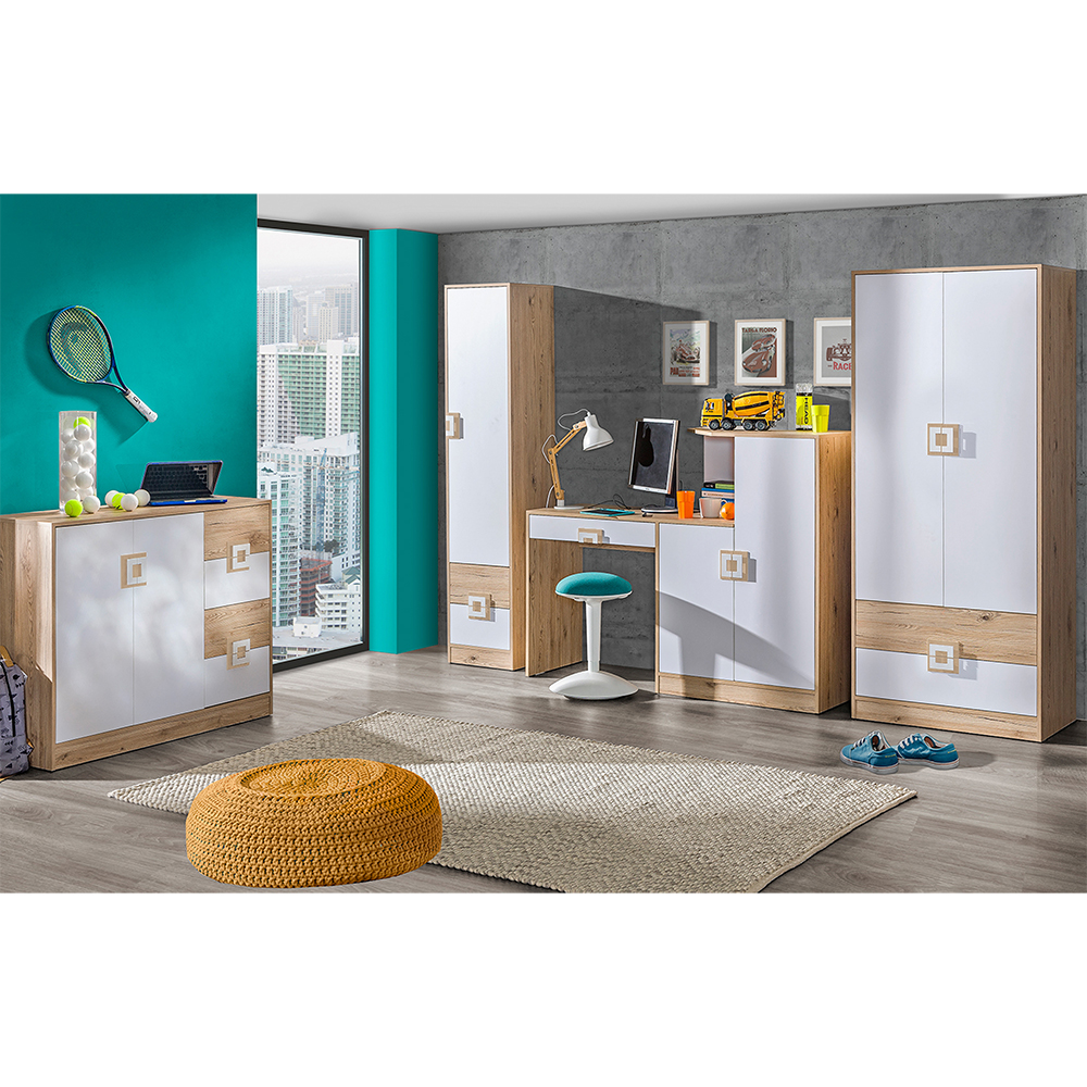 Nico D | komoda 8 | dub světlý