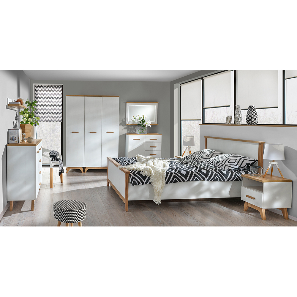 SVEN | závěsná police SV11 | 122 cm | borovice andersen/dub nash