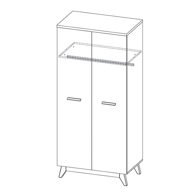 Studentský pokoj pracovna SVEN | 4 díly | borovice andersen/dub nash