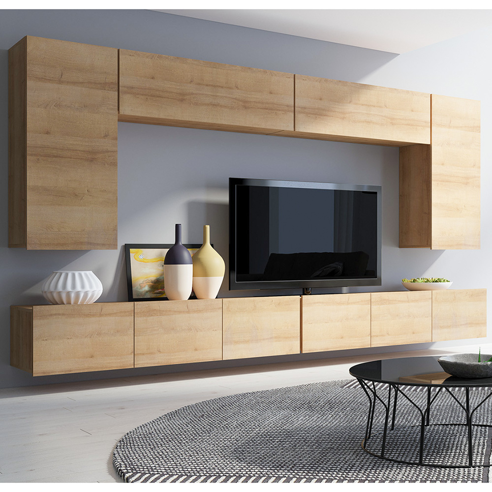 CALABRINI d | TV stolek | 150 cm | dub zlatý | lze i zavěsit