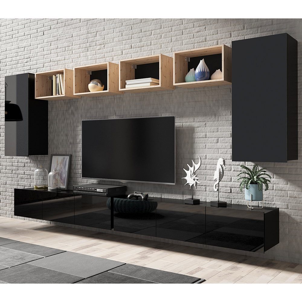 CALABRINI c | dvoulůžko postel | 160x200 cm | černá