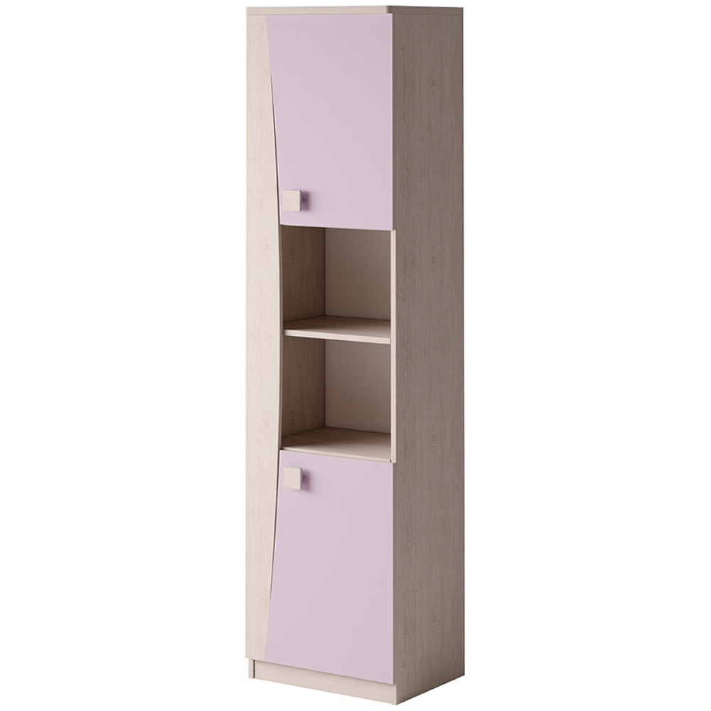 Dětský pokoj TENUS | sestava F | santana/růžová vřes