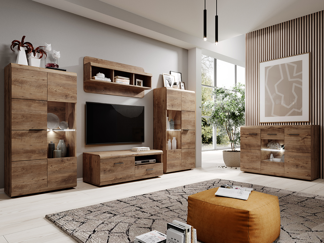 Lena | TV stolek RTV 120 | dub lefkas