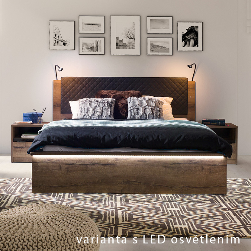 DENVER mc | zrcadlo | 56x150 cm | dub monastery