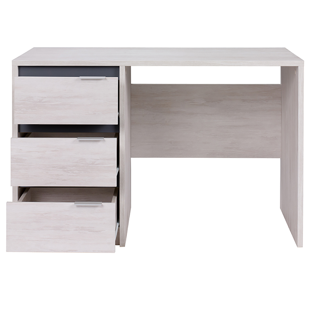 DENVER dg | psací stůl | 120 cm | dub bílý / grafit